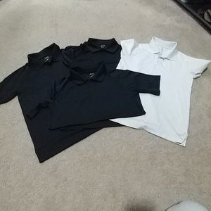 4 bcg boys short sleeve collard shirts